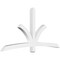 Ekena Millwork Davenport Architectural Grade PVC Gable Bracket, 84"W x 42"H x 4"D x 4"F, 12/12 Pitch GBP084X42X0404DAV00 - alternate 1